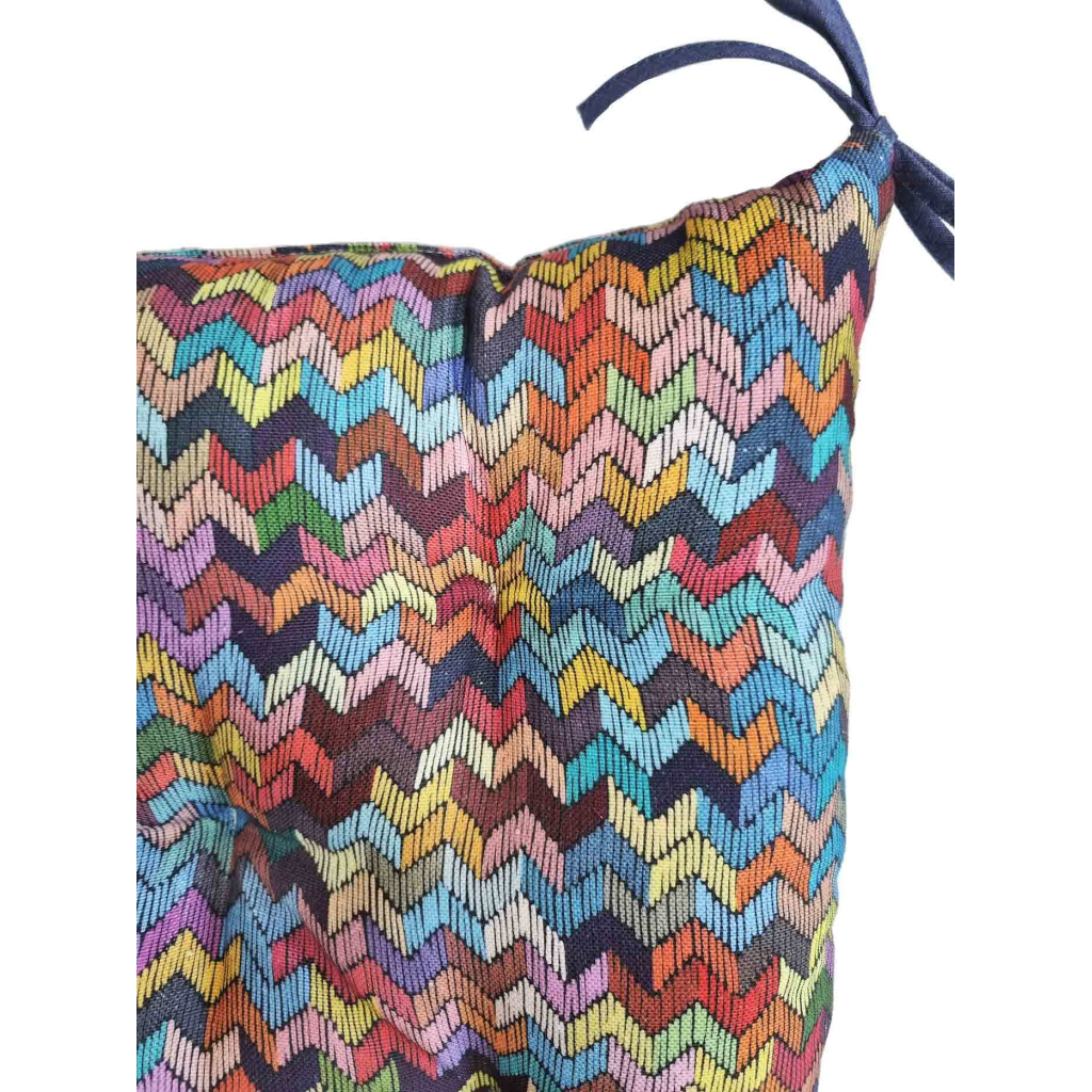 Подушка на стілець Прованс MixPrint 504 зігзаг 40х40 см (4823093449923) - зображення 2