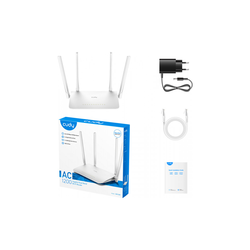 Маршрутизатор Cudy WR1300 - зображення 4