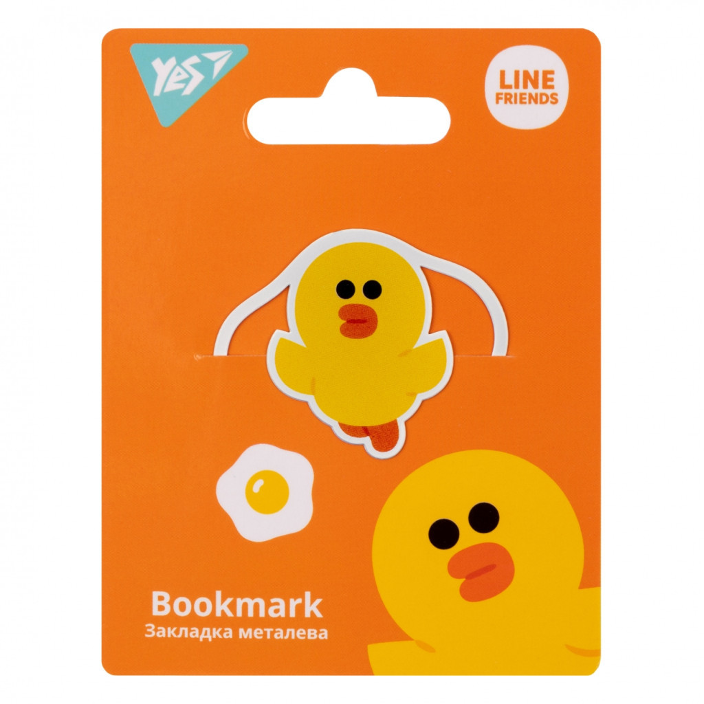 Закладки для книг Yes металева Line Friends (707833) - зображення 1