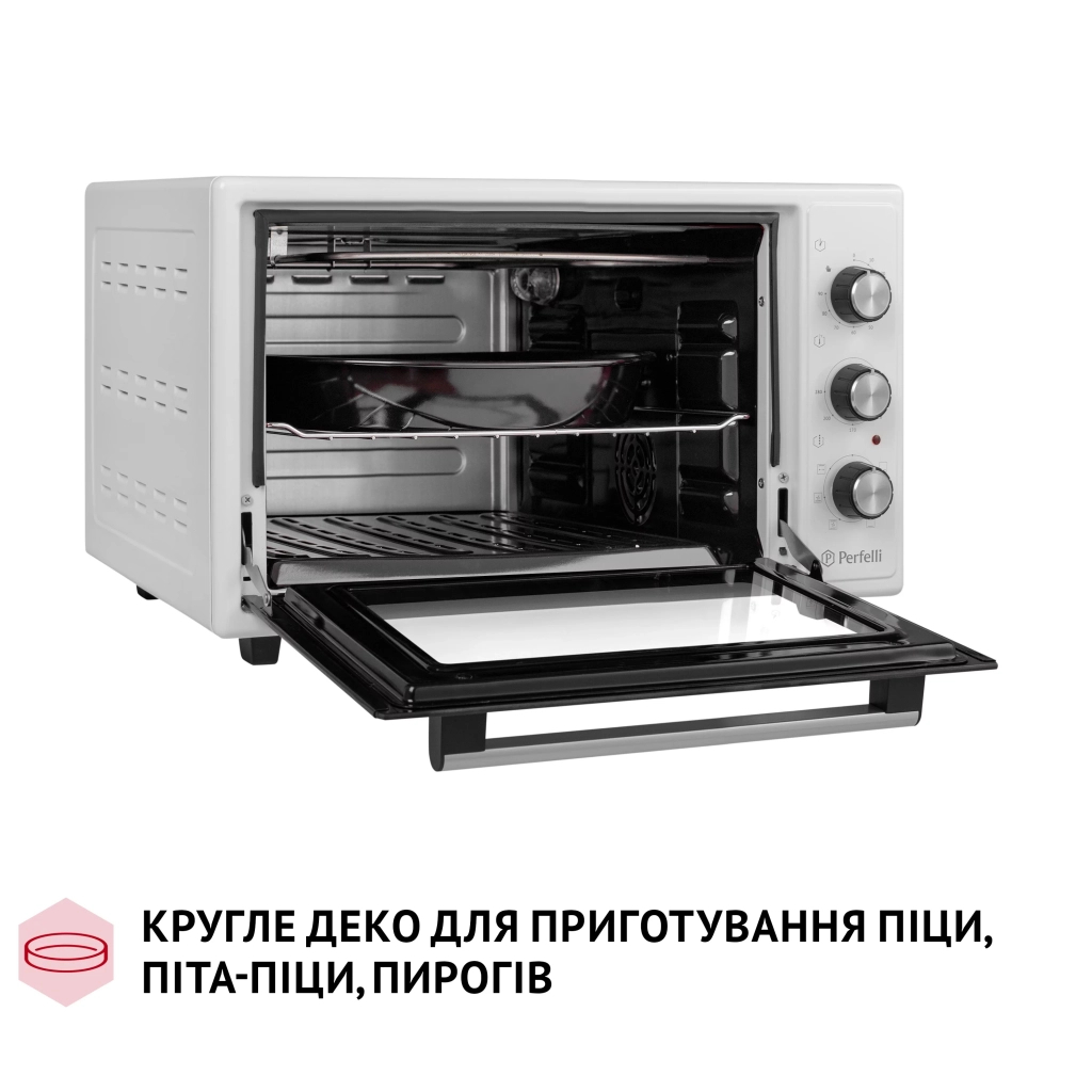 Електропіч Perfelli SIERRA 37 WHITE - зображення 7