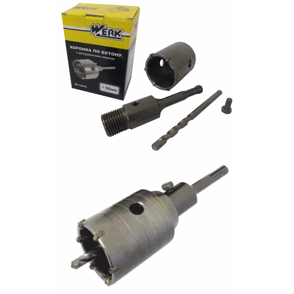 Коронка Werk по бетону SDS-Plus - 32мм (34848) - зображення 1