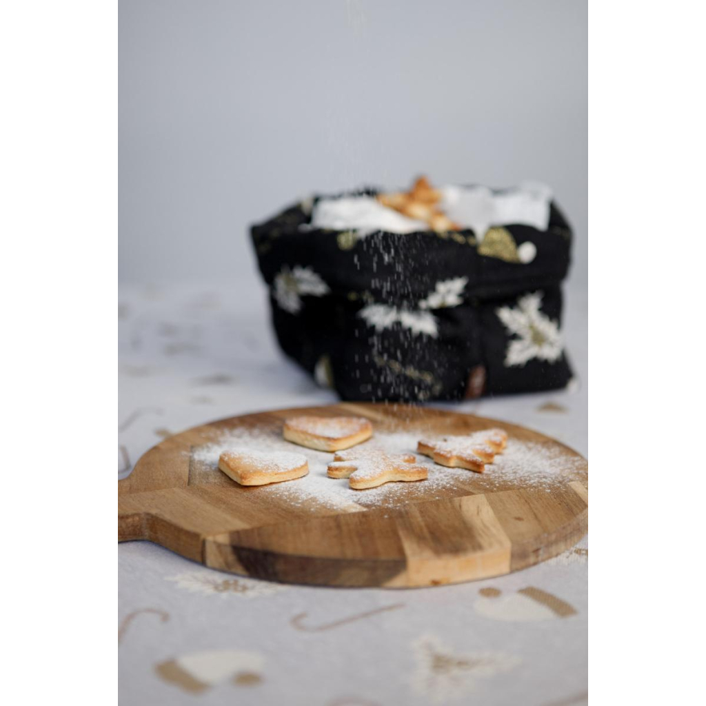 Скатертина Прованс Шапочки на бежевому Dх136 см (036814) - зображення 7