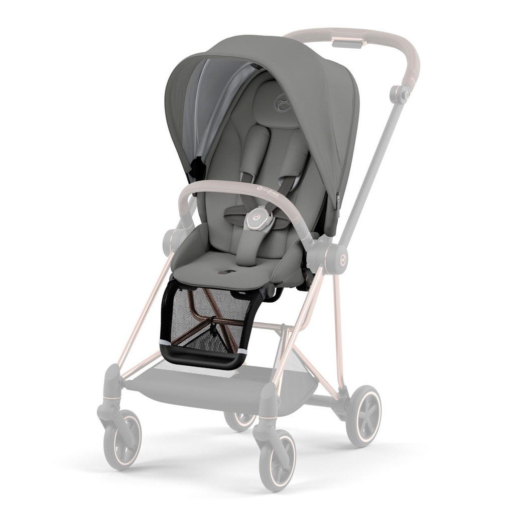 Набір текстилю для коляски Cybex Mios Pearl Grey (521003781) - зображення 1