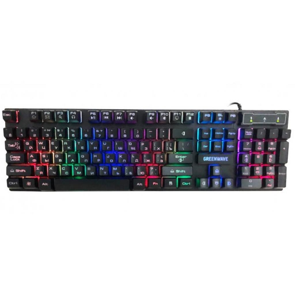 Клавіатура Greenwave GK-110L Black (R0015323) - зображення 1