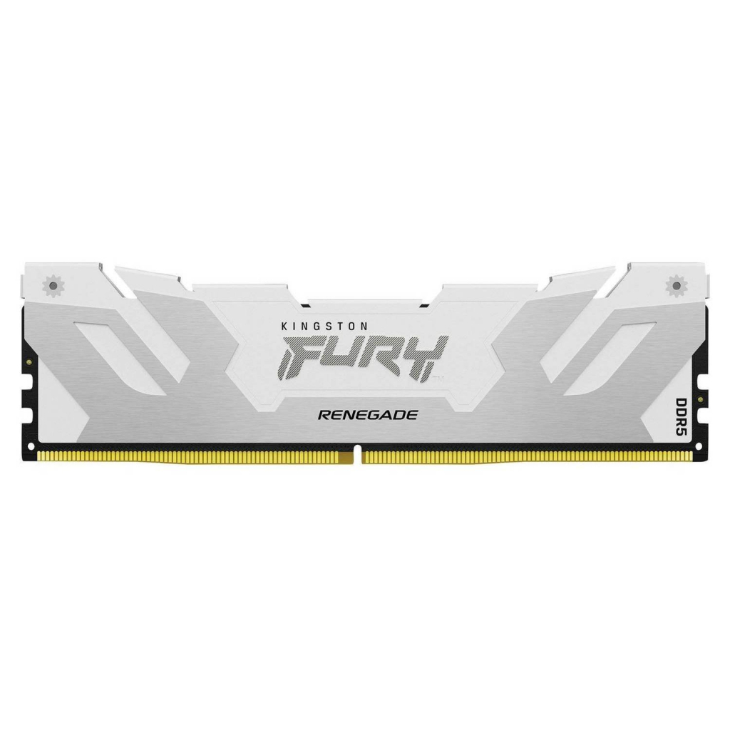 Модуль пам'яті для комп'ютера DDR5 32GB 6000 MHz Renegade White Kingston Fury (ex.HyperX) (KF560C32RW-32) - зображення 1