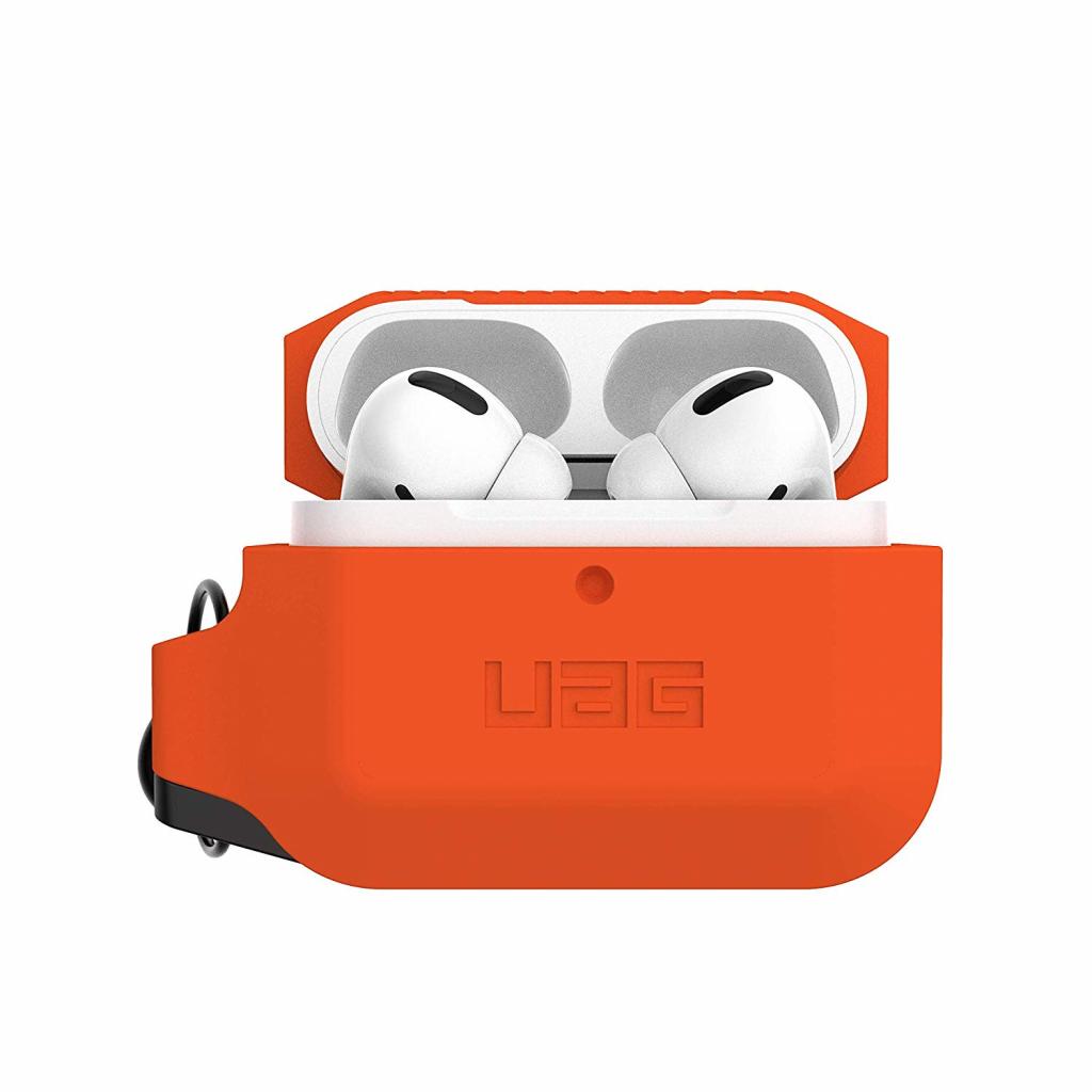 Чохол для навушників UAG для Airpods Pro Silicone Orange/Black (10225K119740) - зображення 2