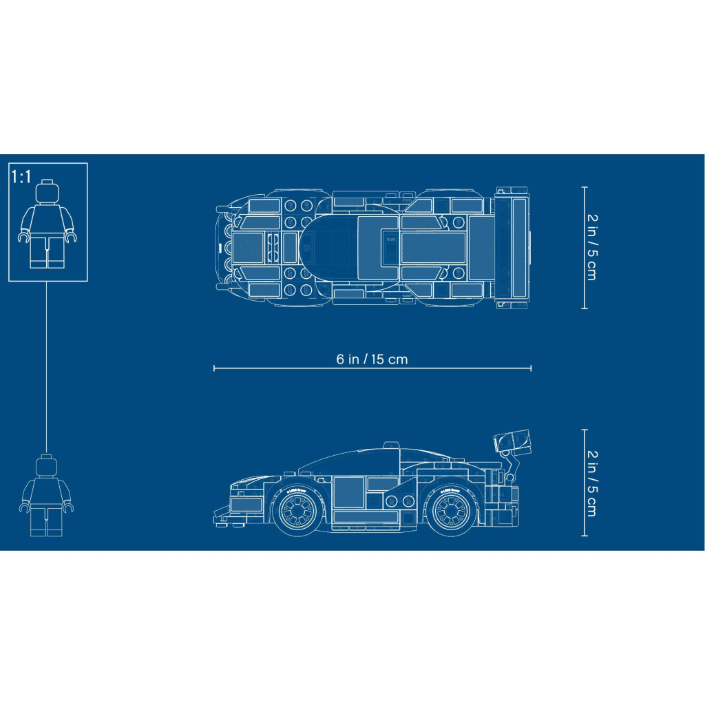 Конструктор LEGO Speed Champions Ferrari 488 GT3 Scuderia Corsa 179 деталей (75886) - зображення 3