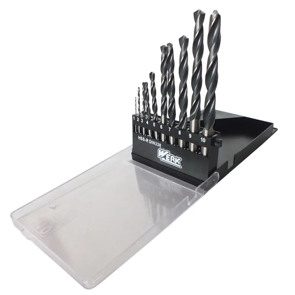 Набір свердл Werk по металу - 10 шт (63684) - зображення 1