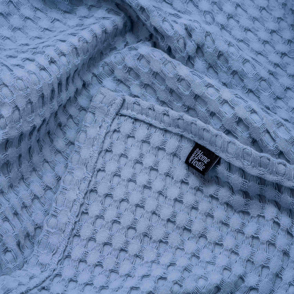 Плед Ardesto Pique 100% блакитний бавовна 220х230 см (ART0822PB) - зображення 8