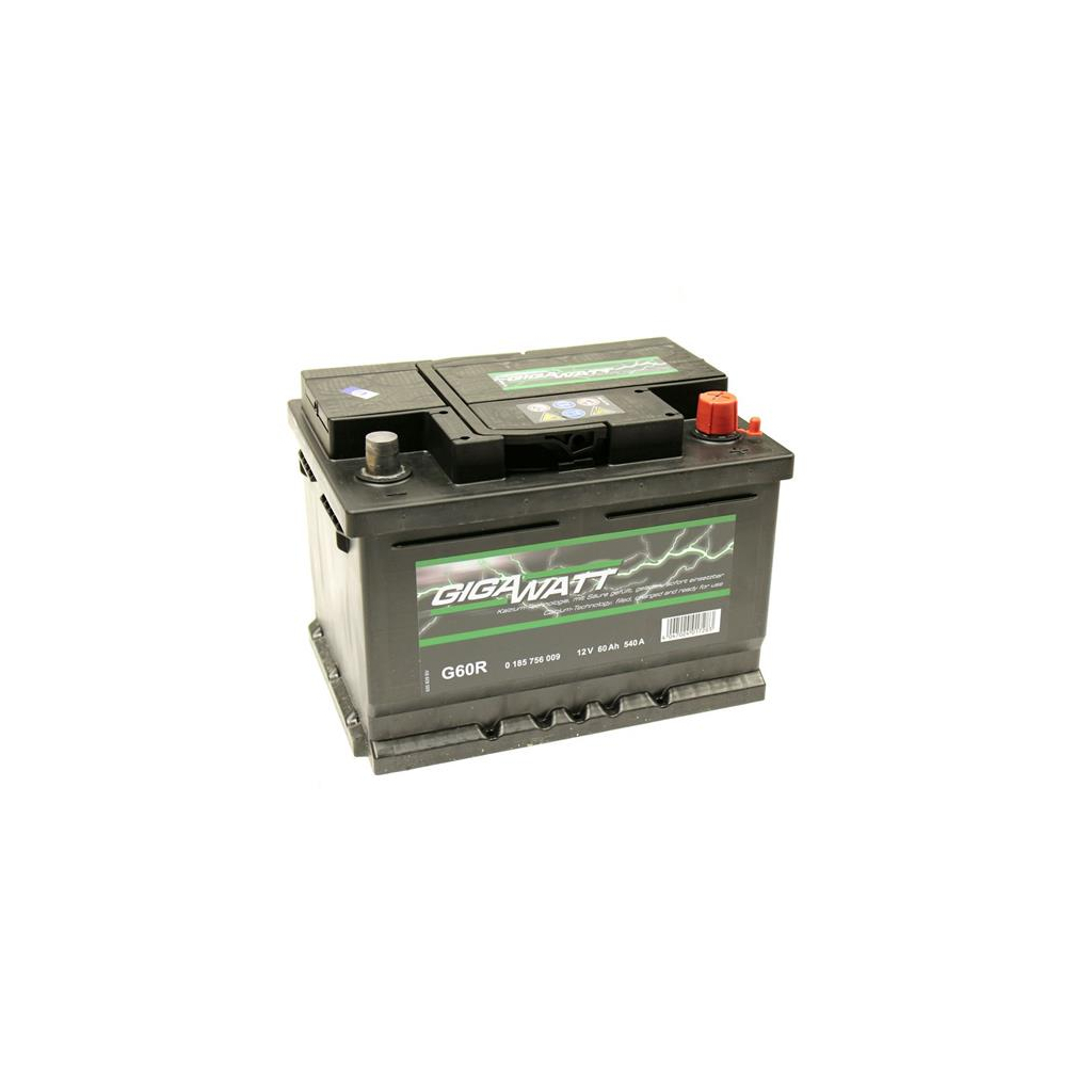Акумулятор автомобільний GigaWatt 60А (0185756009) - зображення 3