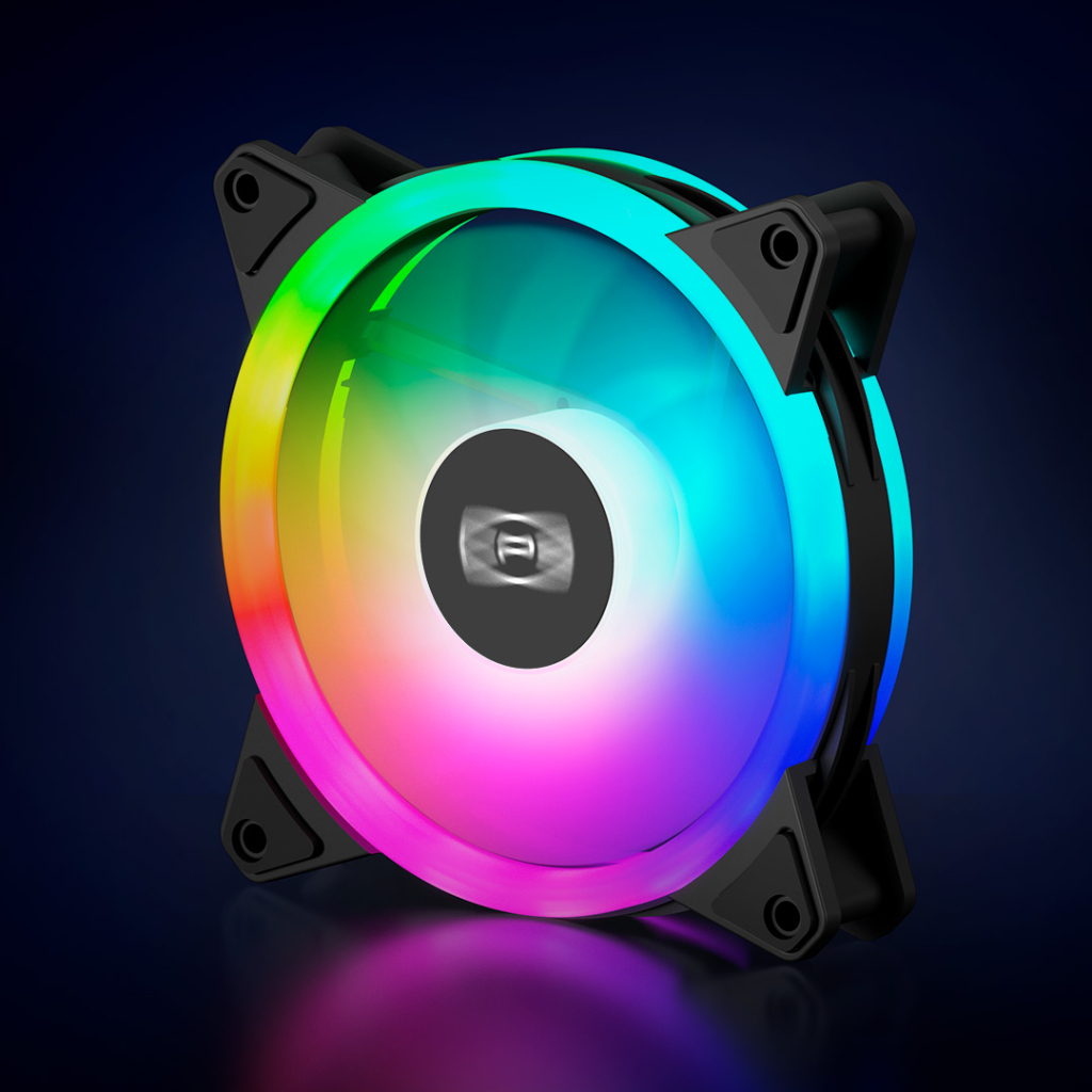 Кулер до корпусу PcCooler F3 T120 ARGB 3 in 1 Black - зображення 5