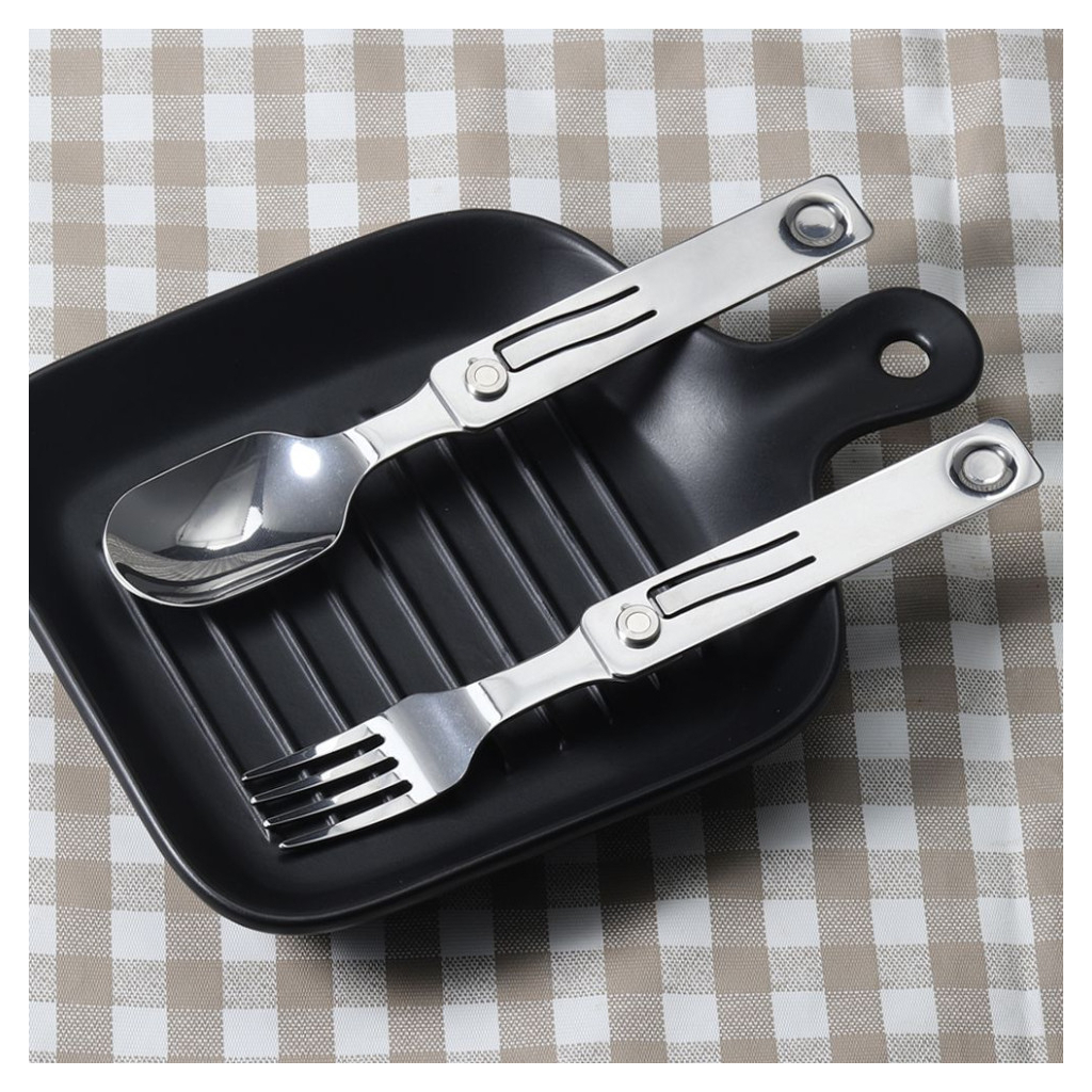 Набір туристичного посуду Roxon C2 2 in1 (ложка, виделка) (RoxC2) - зображення 4