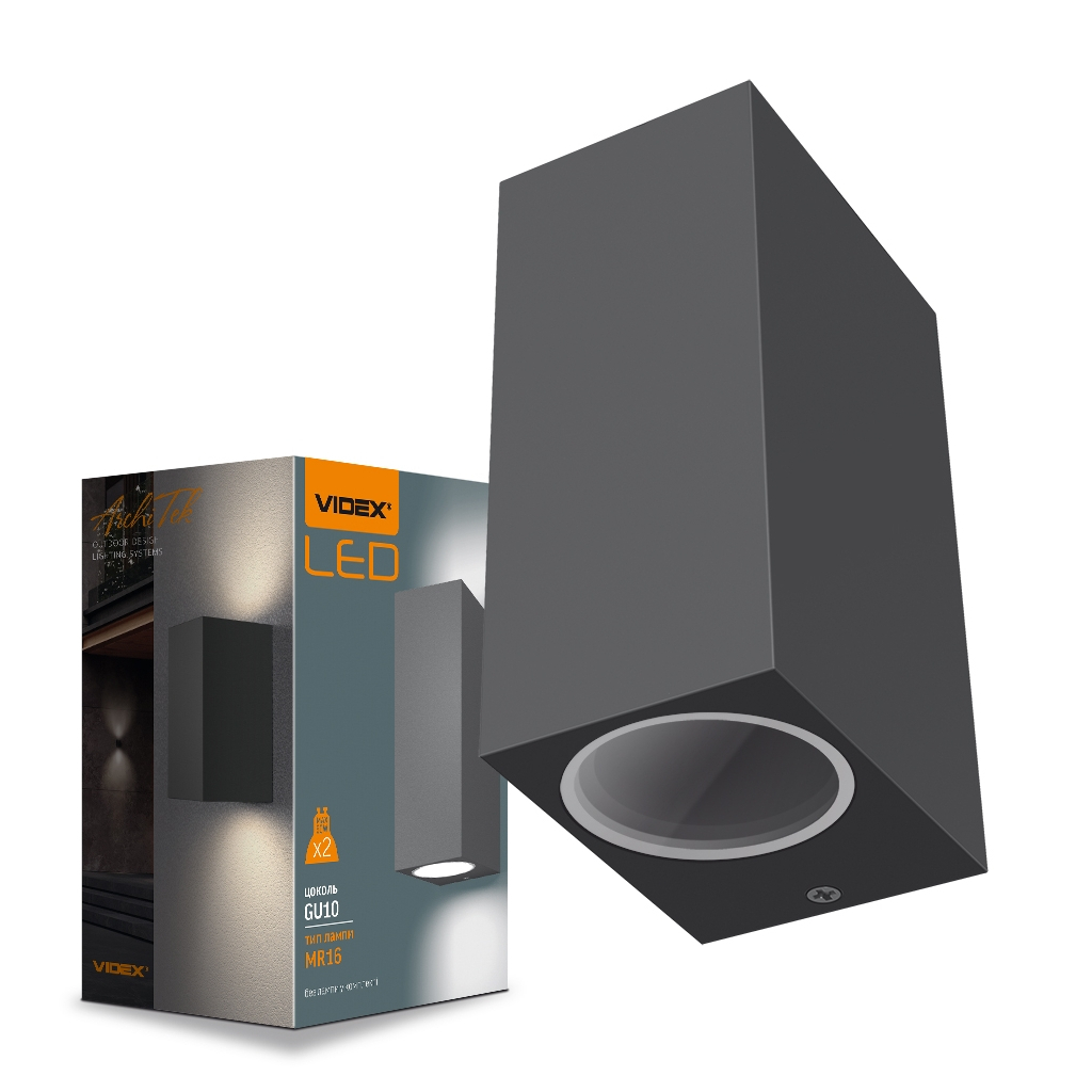 Світильник Videx архітектурний AR012G IP54 GU10x2 (VL-AR012G) - изображение 5