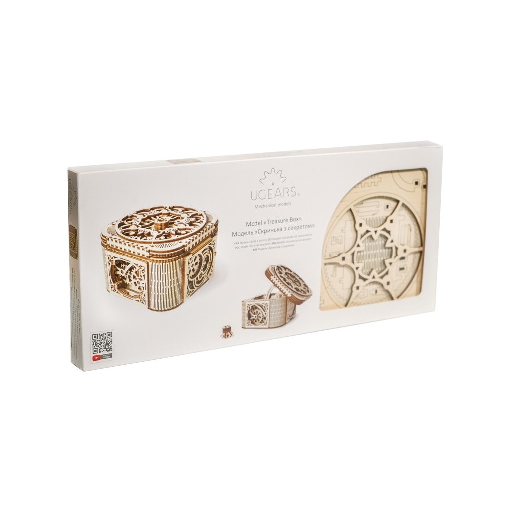 Конструктор Ugears механічний Скринька з секретом (70031) - зображення 8