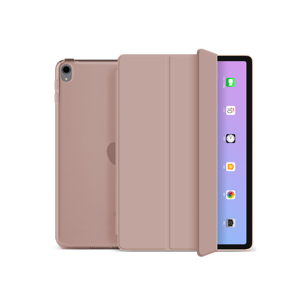Чохол до планшета BeCover Tri Fold Hard Apple iPad mini 6 2021 Rose Gold (706859) - зображення 2