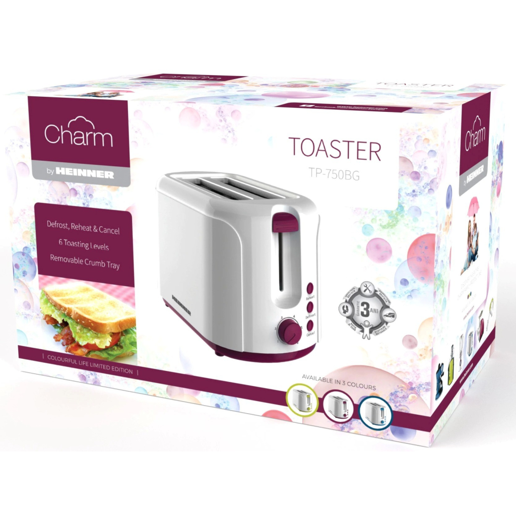 Тостер HEINNER TP-750BG - зображення 5