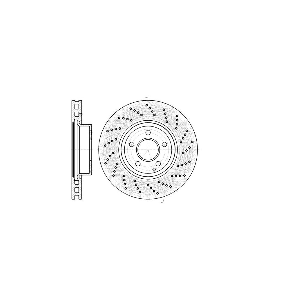 Гальмівний диск REMSA 61185.10 - зображення 1