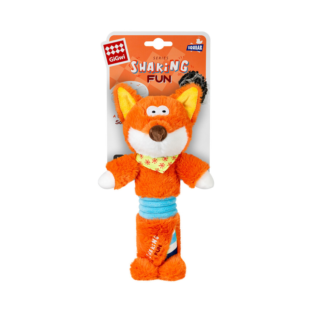 Іграшка для собак GiGwi Shaking Fun Лис з великою пищалкою 32 см (2259) - зображення 2