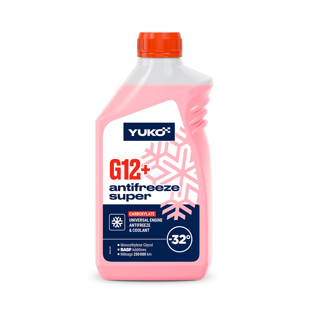 Антифриз Yuko -32 Super G12+ черв. 1л (4823110404409) - изображение 1