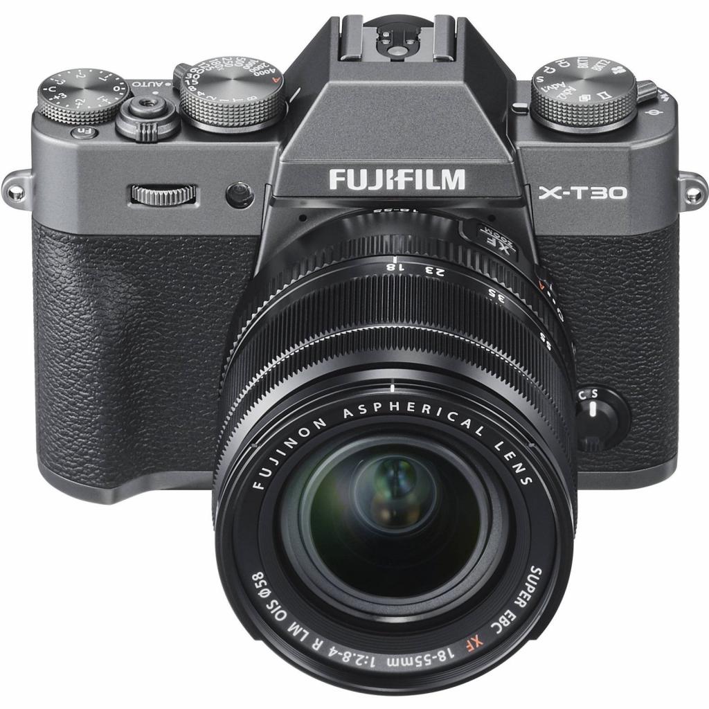 Цифровий фотоапарат Fujifilm X-T30 + XF 18-55mm F2.8-4R Kit Charcoal Silver (16620125) - зображення 2