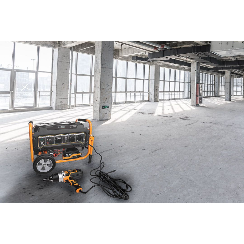 Генератор Neo Tools 230V, 1 фаза, 2.8/3kW, електростарт, AVR (04-730) - зображення 3