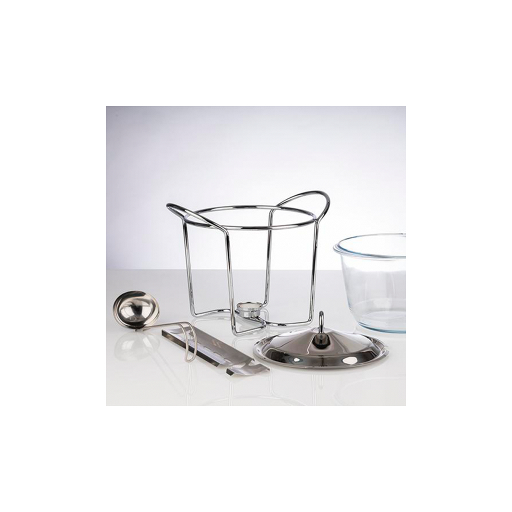 Мармит APS прямокутний з круглою скляною ємністю 4 л (65067) - зображення 3