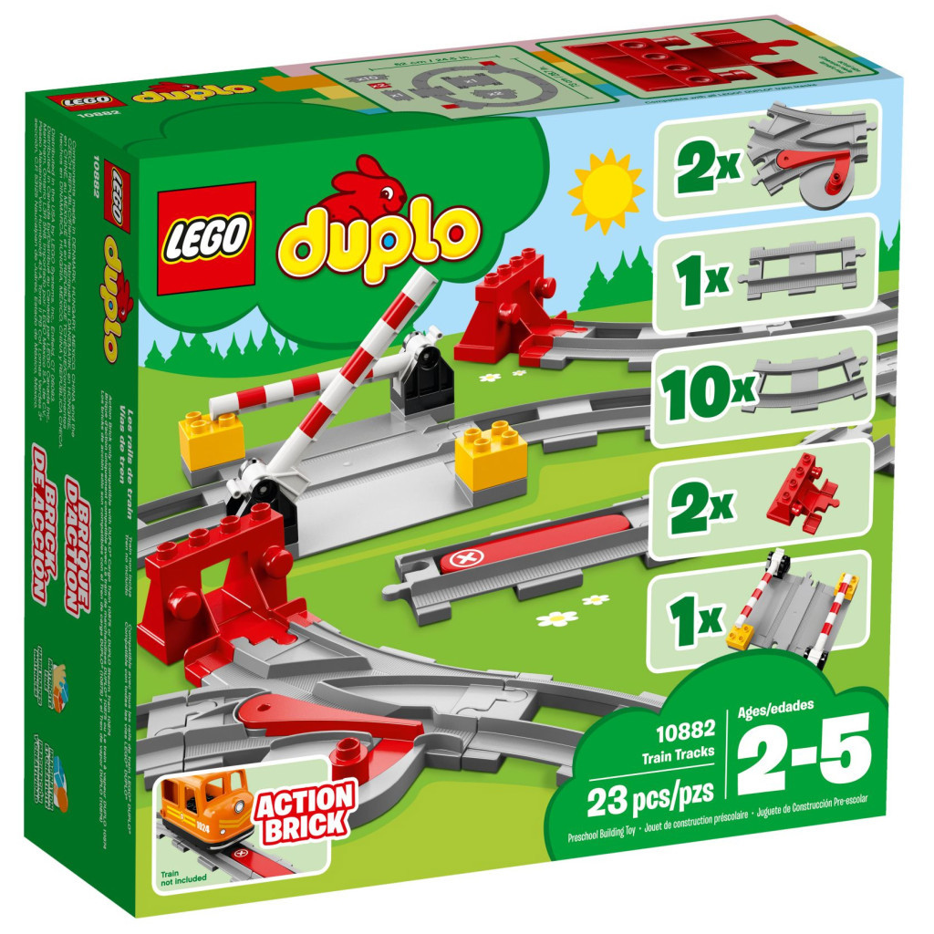 Конструктор LEGO DUPLO Town Рейки 23 деталі (10882) - зображення 1