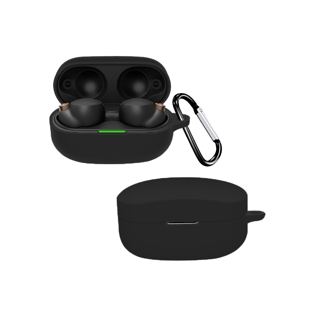 Чохол для навушників BeCover Silicon для Sony WF-1000XM4 Black (707234) - зображення 1