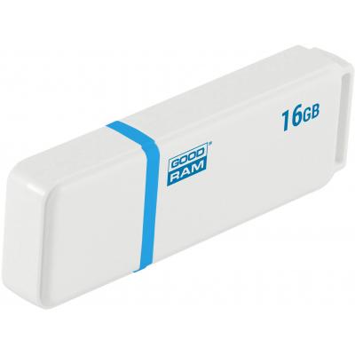 USB флеш накопичувач Goodram 16GB UMO2 White Graphite USB 2.0 (UMO2-0160WER11) - зображення 2