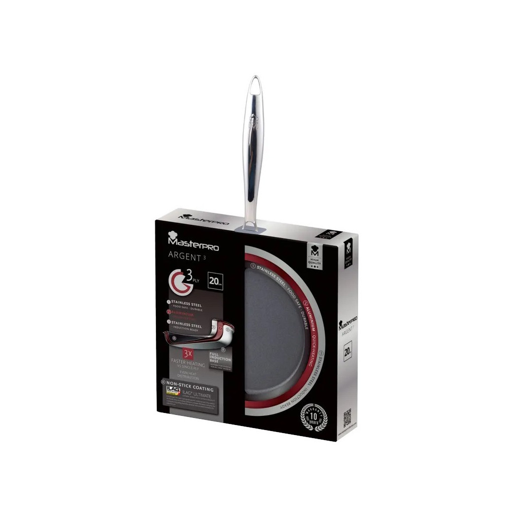 Сковорода MasterPro Argent 3. 20 см (BGMP-1930) - зображення 5