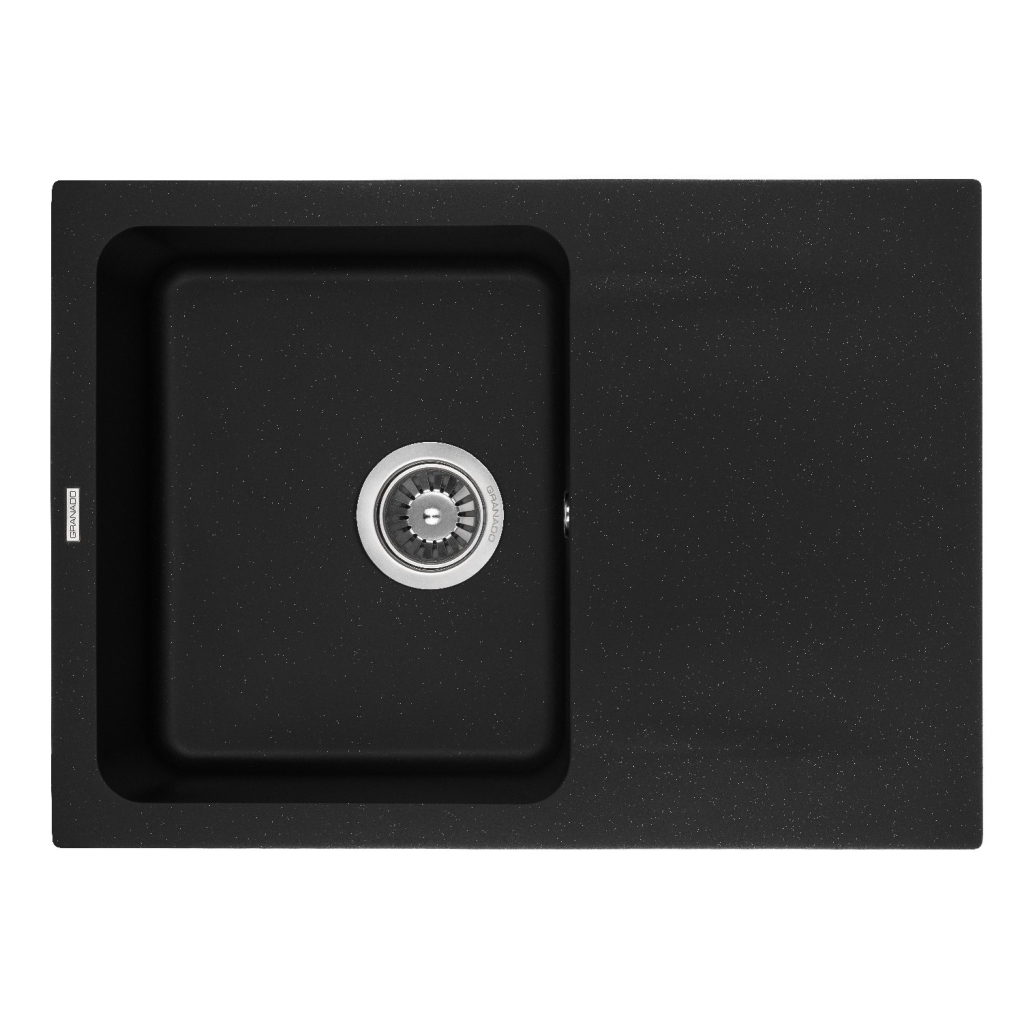 Мийка кухонна GRANADO SALAMANKA black shine (gr0601) - зображення 1