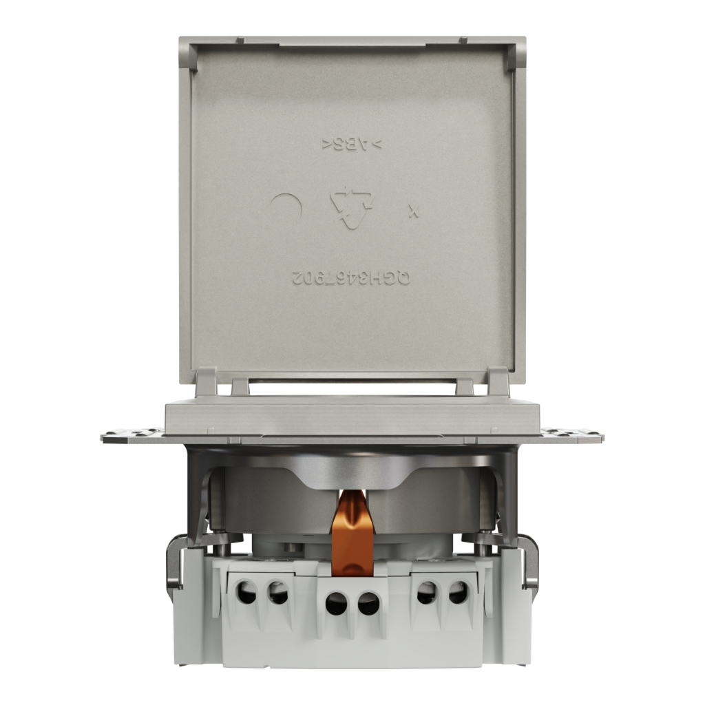 Розетка Schneider Electric ASFORA з кришкою, бронза (EPH3100169) - изображение 6