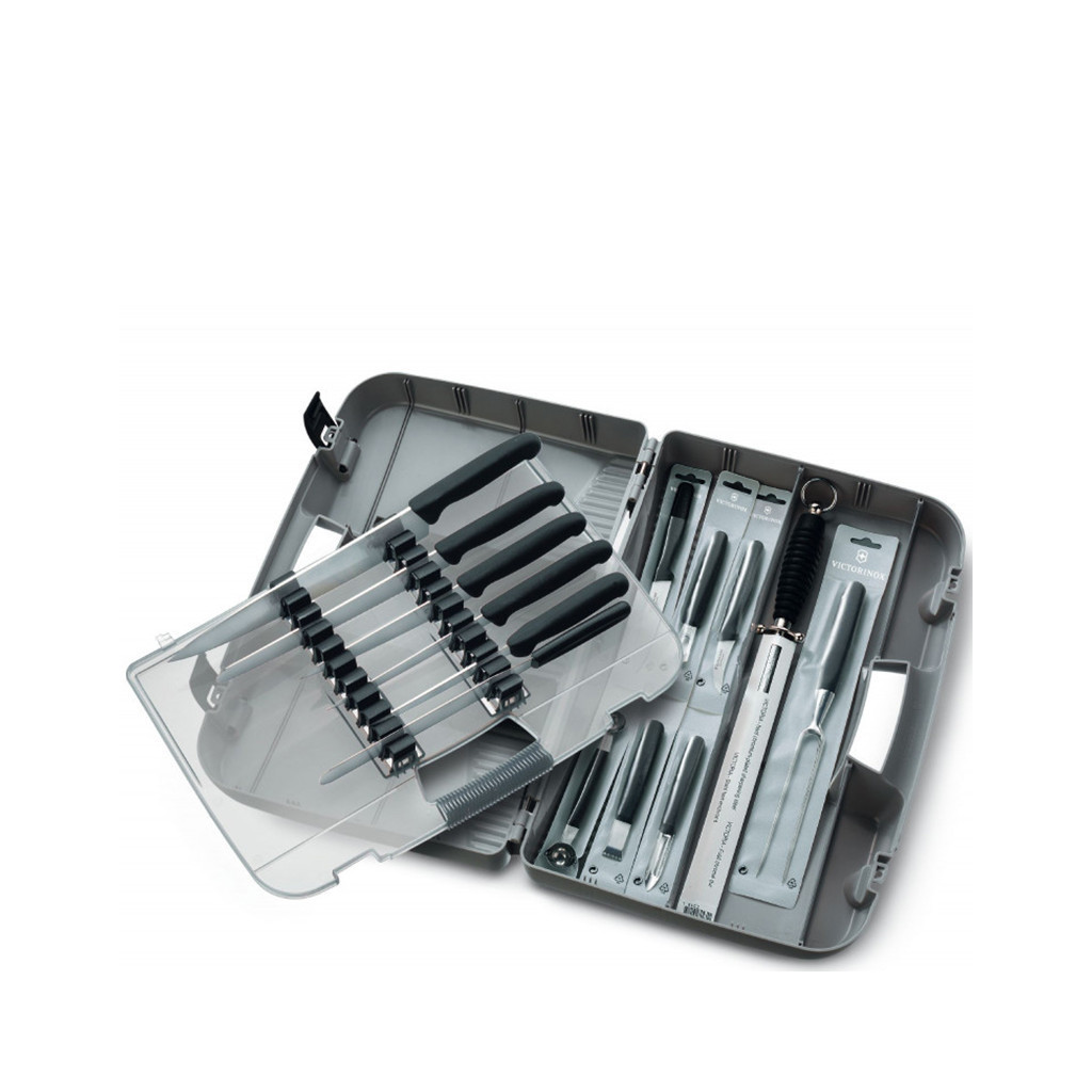 Набір ножів Victorinox Fibrox Small Chefs Case (5.4903) - зображення 1