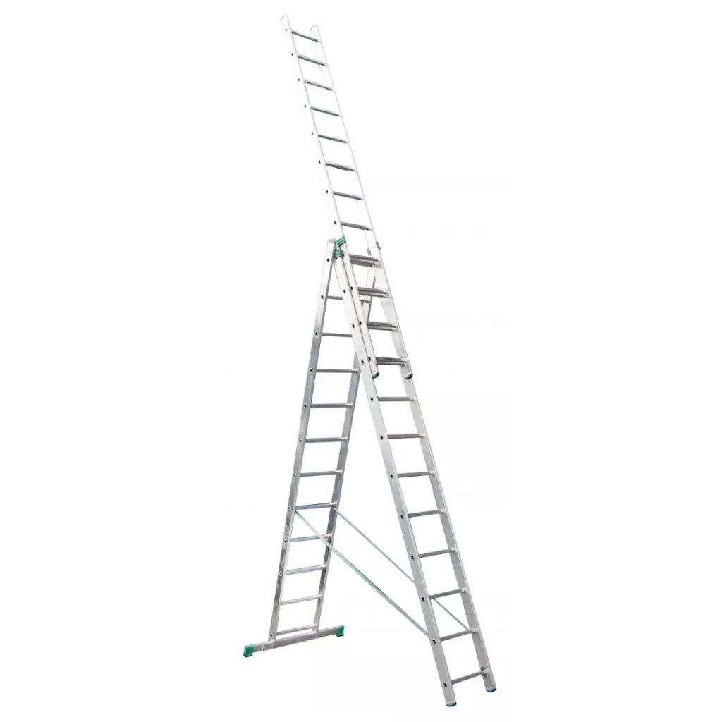 Драбина ITOSS універсальна трисекційна 7612, 3х12 (15097) - зображення 1