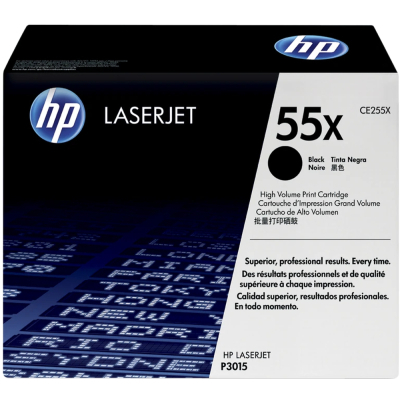 Картридж HP LJ 55X P3015 series black (max) (CE255X) - зображення 1