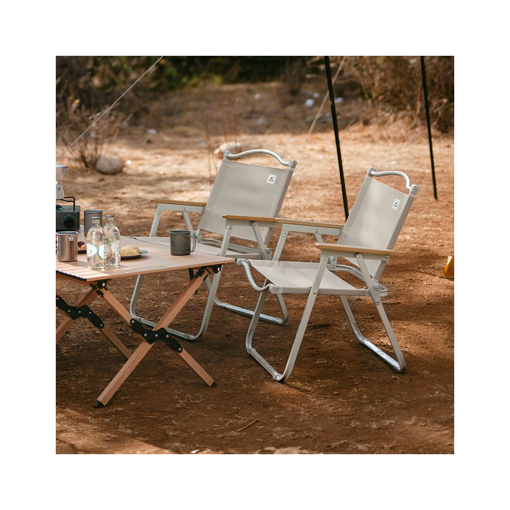 Крісло складане Naturehike CNK2300JU012 бежеве (6976023926877) - зображення 2