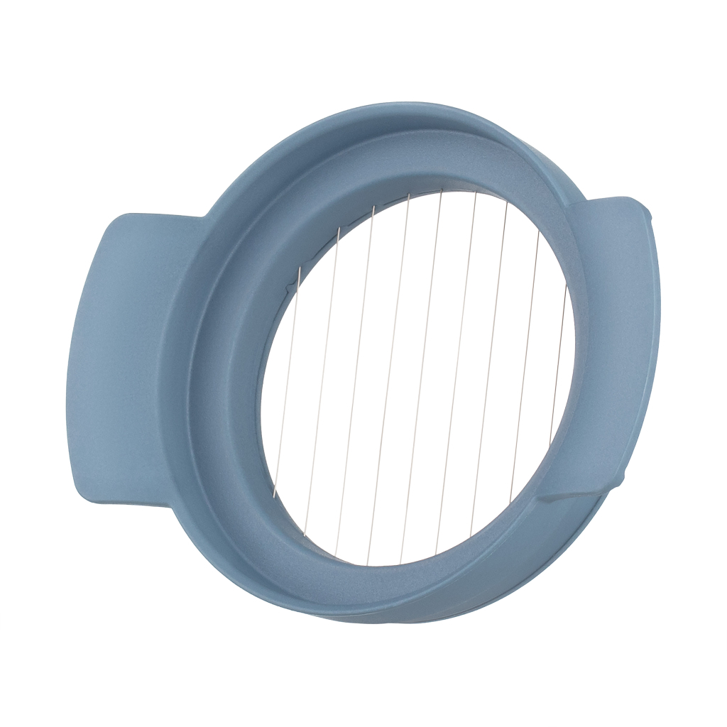 Яйцерізка Ardesto Gemini, нержавіюча сталь, пластик, сіро-синій (AR1052B) - зображення 4