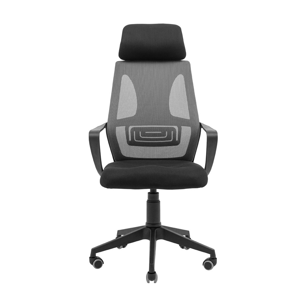 Офісне крісло Richman Профі Пластик Піастра Сітка чорна + сіра (ADD0003192) - зображення 2