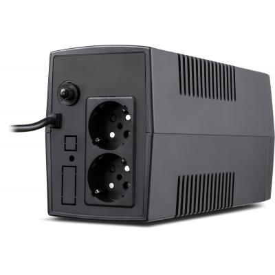 Пристрій безперебійного живлення Vinga LED 600VA plastic case (VPE-600P) - зображення 3