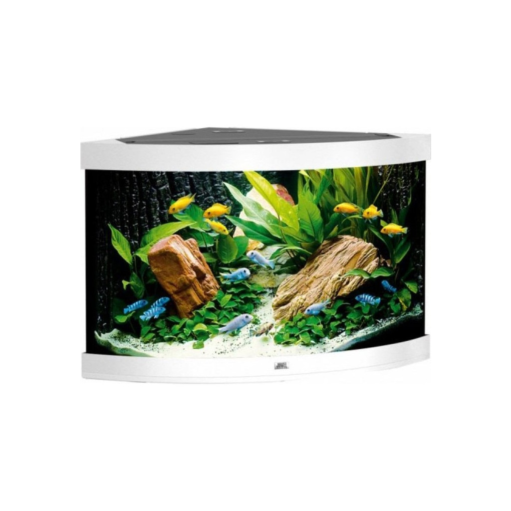 Акваріум Juwel Trigon 190 LED 99x60x70 см 190 л кутовий (білий) (4022573164503) - зображення 1