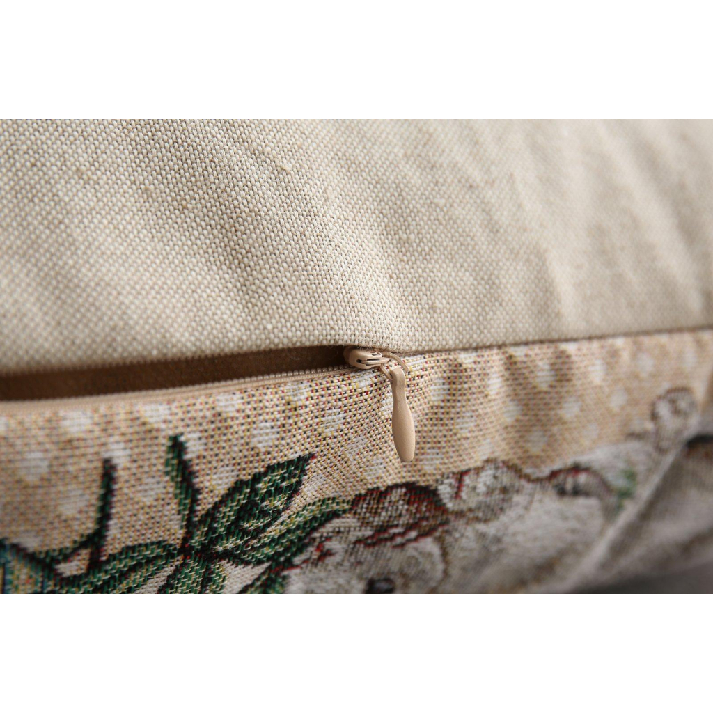 Подушка Прованс гобеленова декоративна Alicia колесо та кролики 45х45 см (021821) - зображення 6