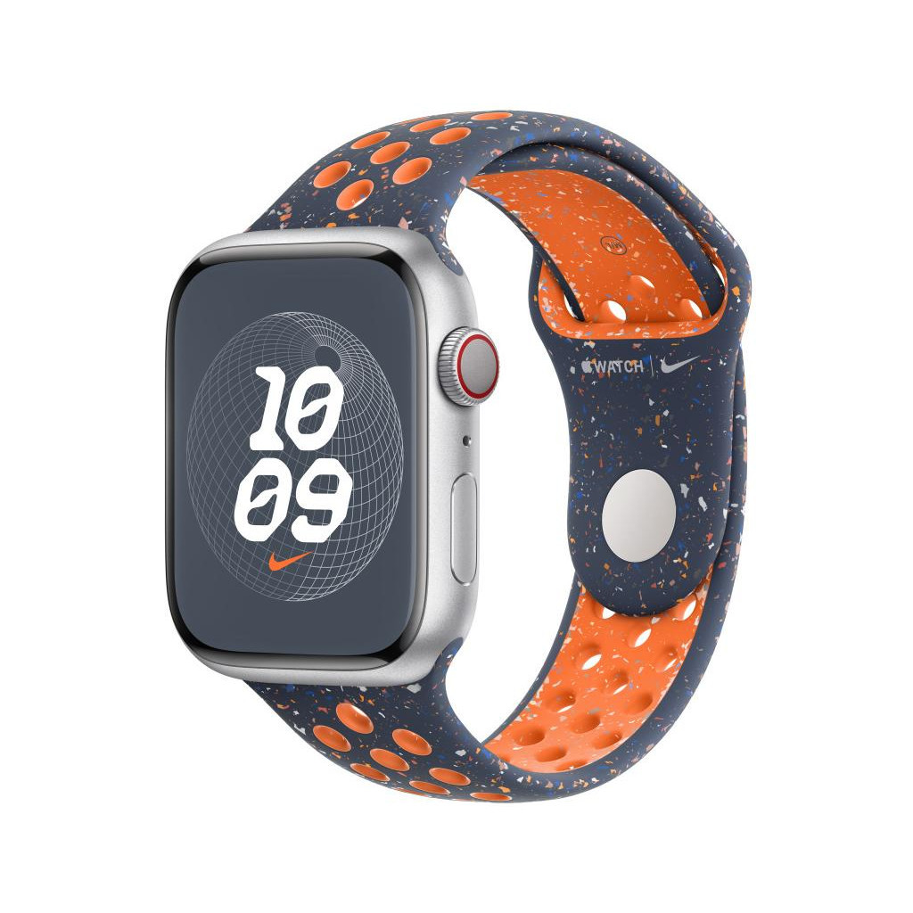 Ремінець до смарт-годинника Apple 45mm Blue Flame Nike Sport Band - S/M (MUV83ZM/A) - зображення 4