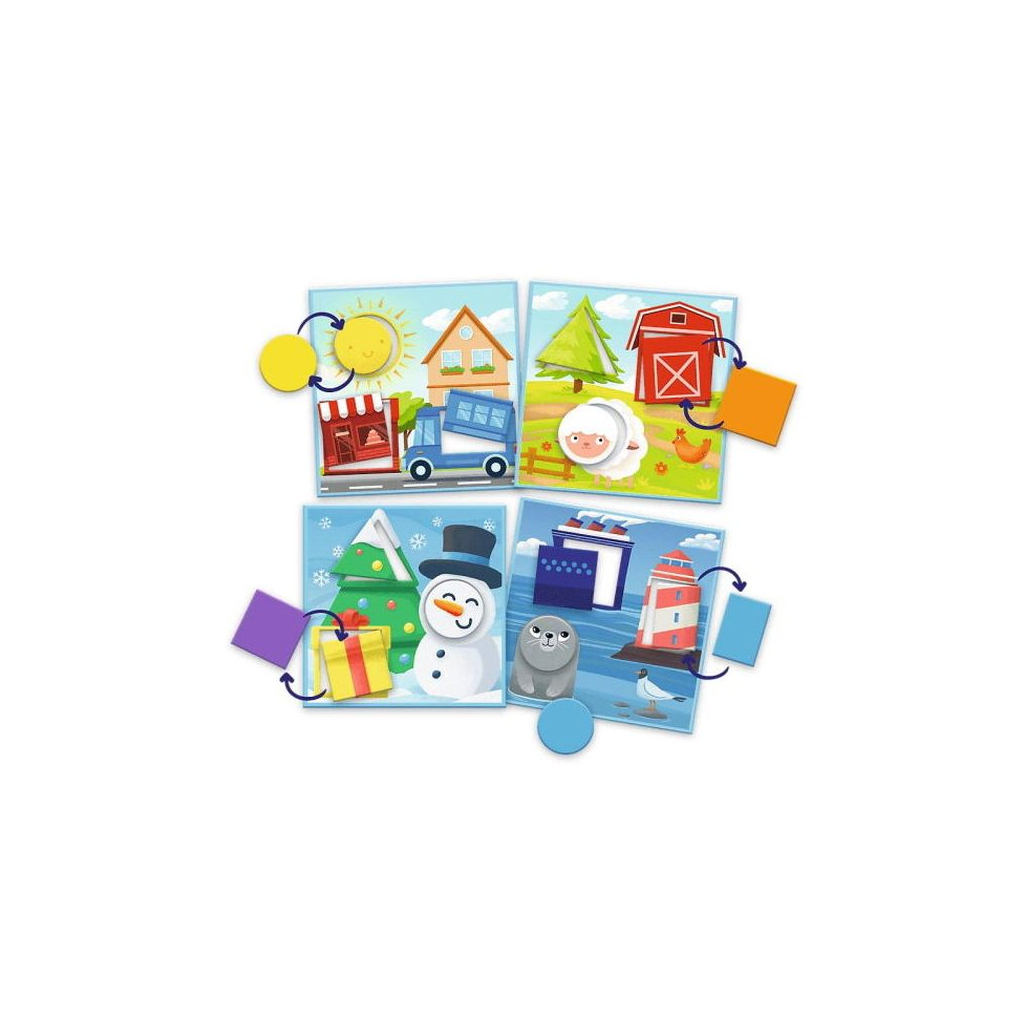 Настільна гра Trefl АБВГДейка. Кольори та фігури (02159) - зображення 3