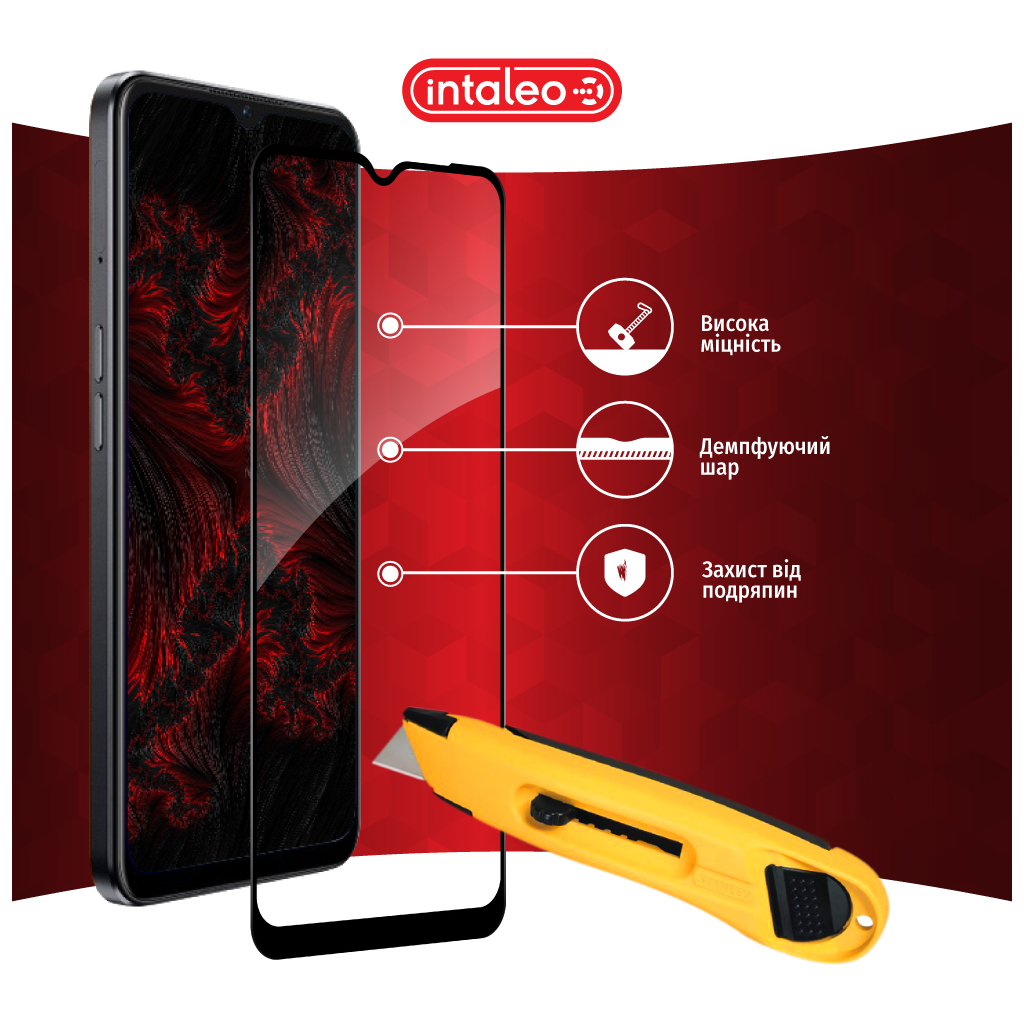 Скло захисне Intaleo Full Glue Oppo A77S Black (1283126576805) - зображення 5