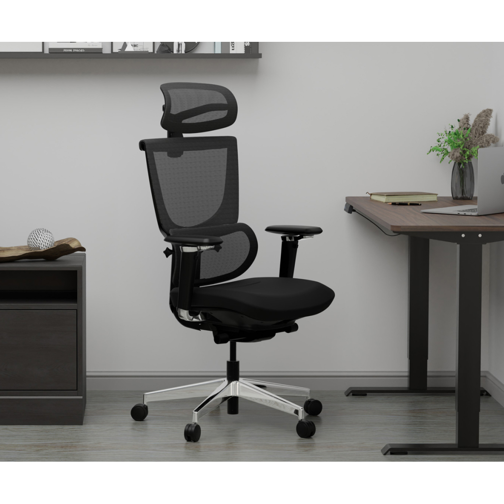 Офісне крісло Mealux S8 Air Fabric Black (HF-S8P F/B) - зображення 12