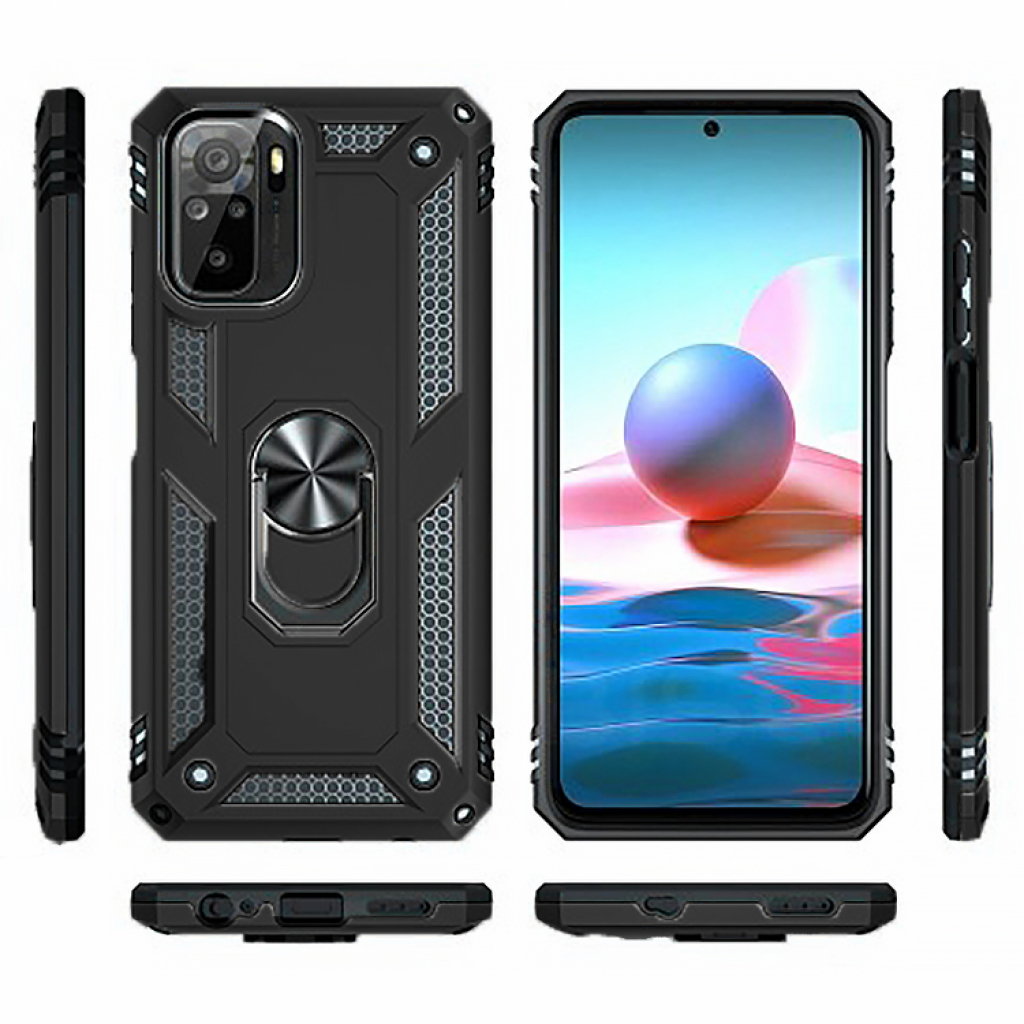 Чохол до мобільного телефона BeCover Military Xiaomi Redmi Note 10 / Note 10s Black (706062) - зображення 3