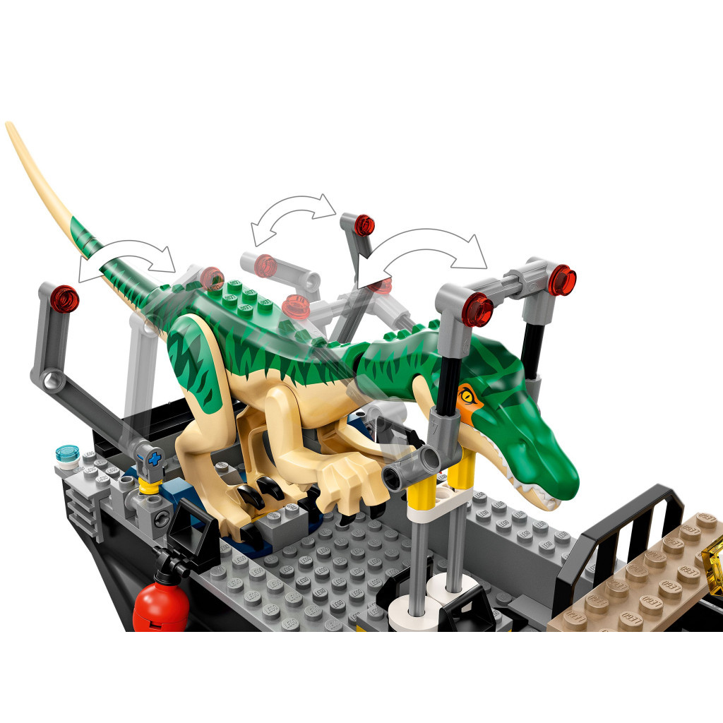 Конструктор LEGO Jurassic World Втеча баріонікса на катері 308 деталей (76942) - зображення 8