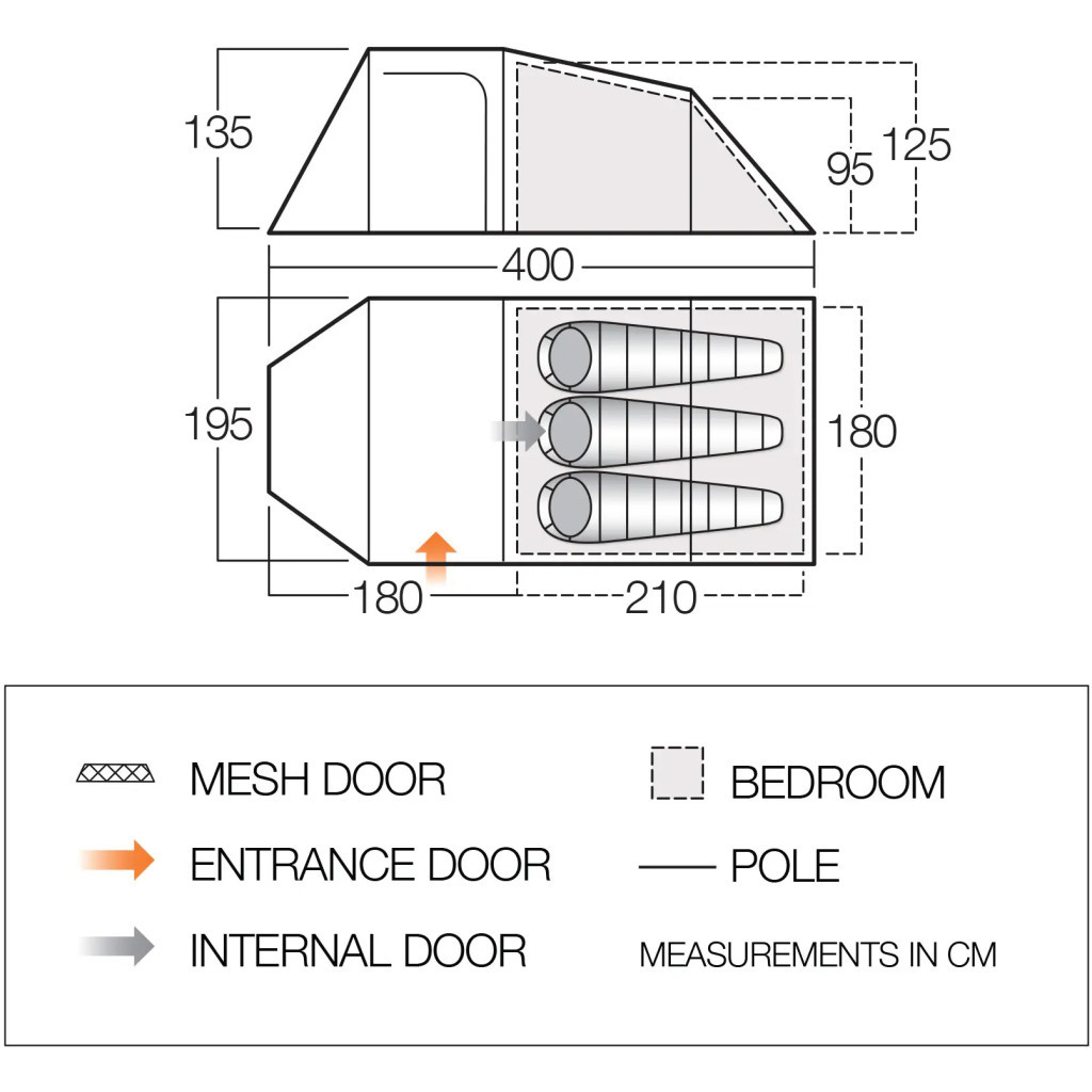 Намет Vango Skye 300 Treetops (926315) - зображення 2