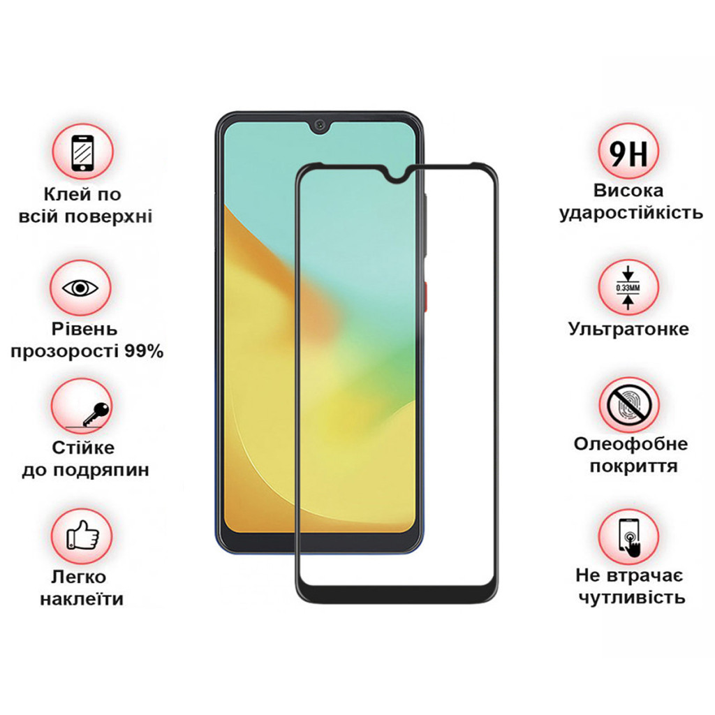 Скло захисне BeCover ZTE Blade V50 Design Black (710630) - зображення 3