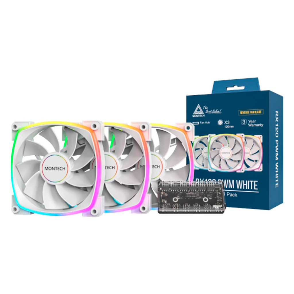 Кулер до корпусу MONTECH RX120 PWM (W31) - зображення 12